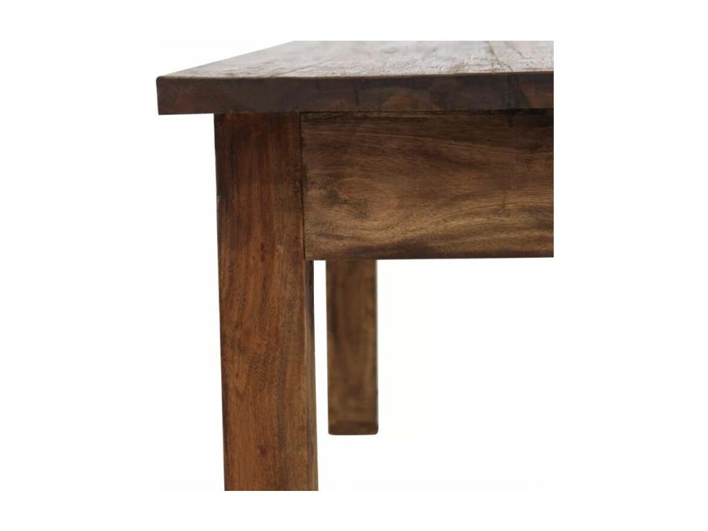 Table basse en bois massif naturel