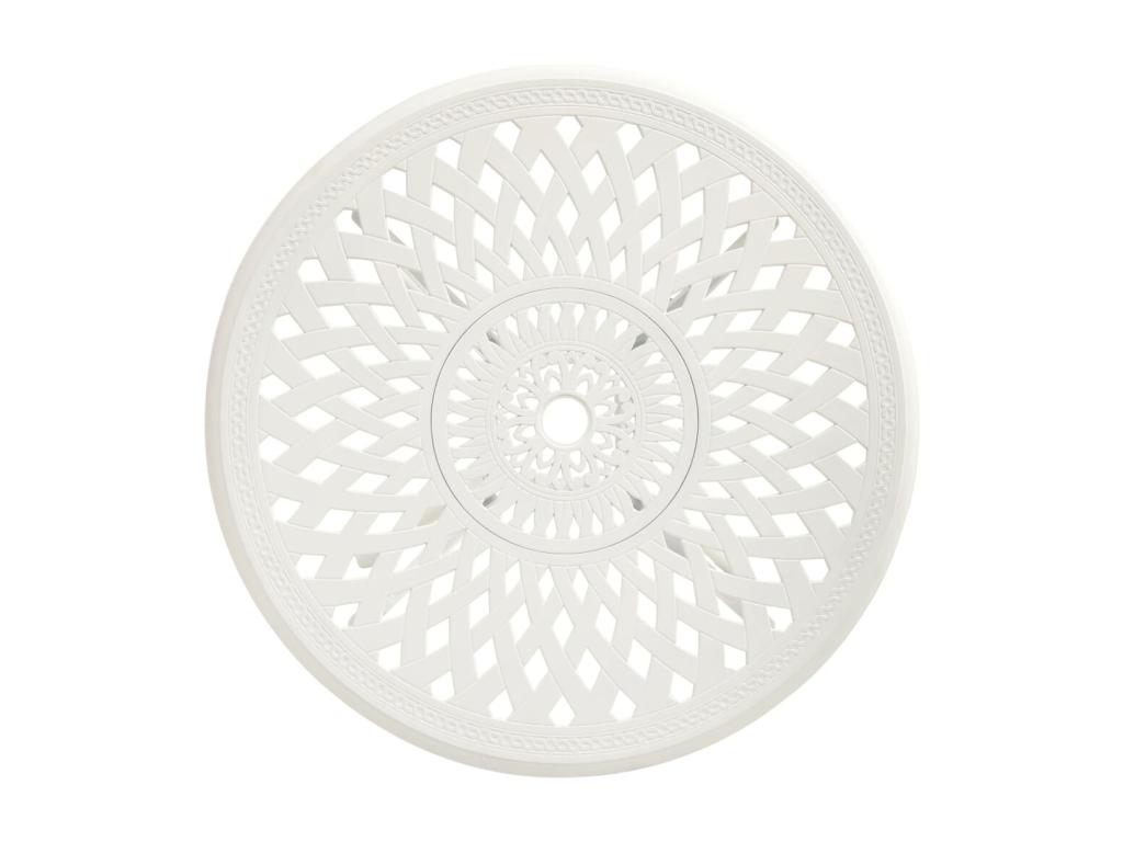 Table blanche, 78 x 78 x 72 cm