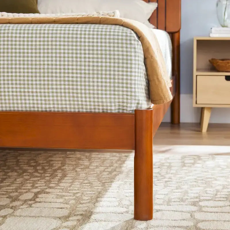 Tête de lit à lattes Middlebrook Designs pour lit king moderne