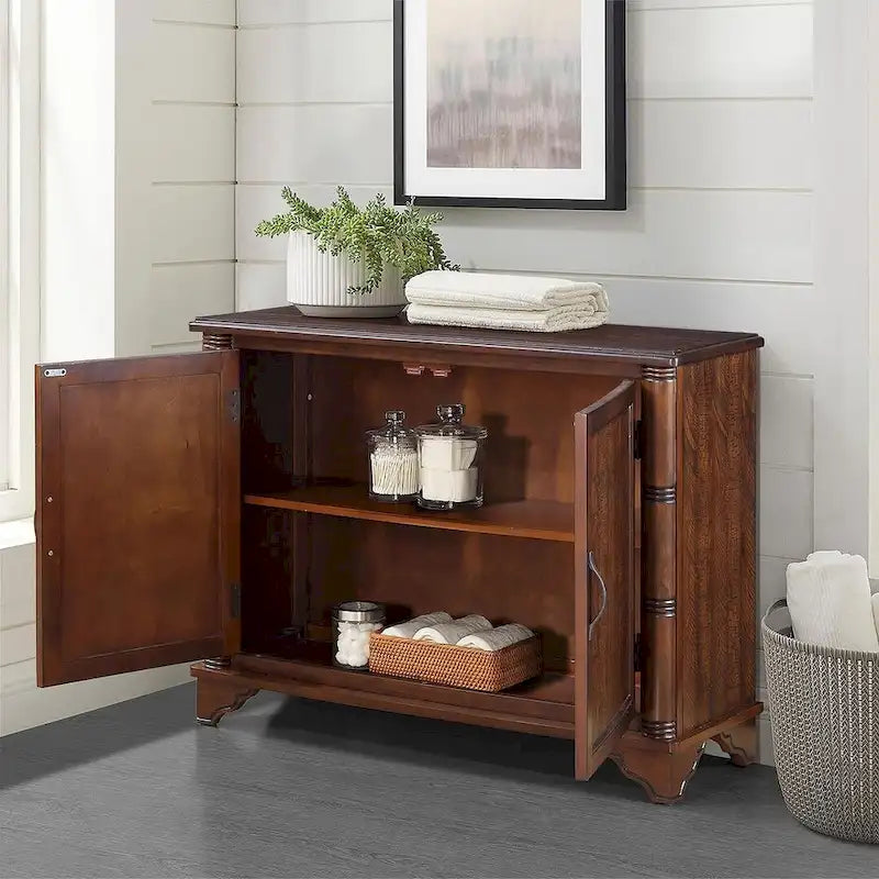 Coiffeuse 40 avec étagères de rangement réglables