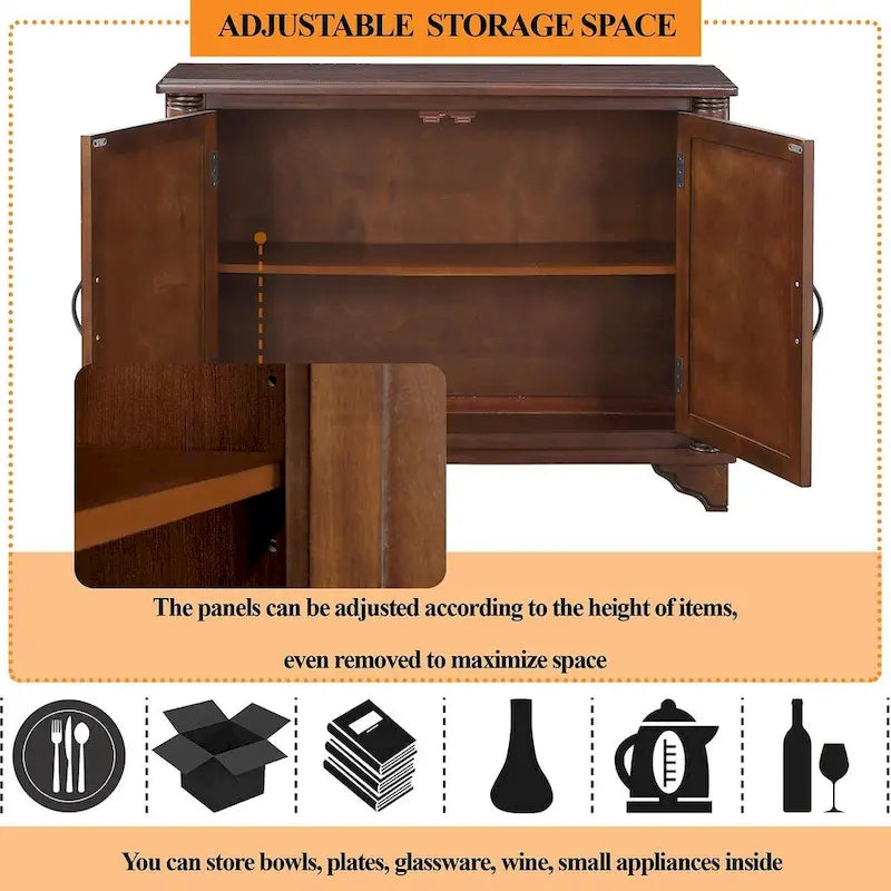 Coiffeuse 40 avec étagères de rangement réglables