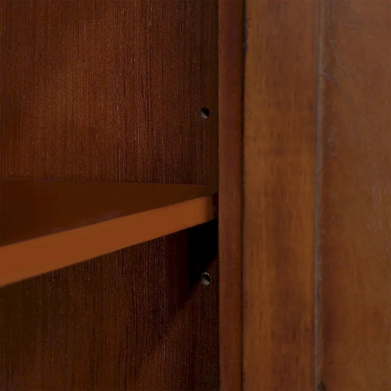 Coiffeuse 40 avec étagères de rangement réglables