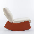 Fauteuil inclinable à bascule moderne GDFStudio avec repose-pieds