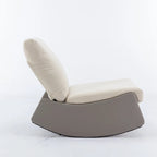 Fauteuil inclinable à bascule moderne GDFStudio avec repose-pieds