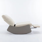 Fauteuil inclinable à bascule moderne GDFStudio avec repose-pieds