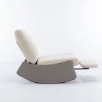 Fauteuil inclinable à bascule moderne GDFStudio avec repose-pieds