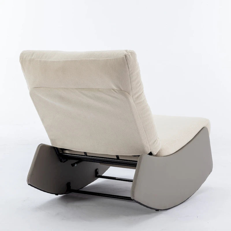 Fauteuil inclinable à bascule moderne GDFStudio avec repose-pieds