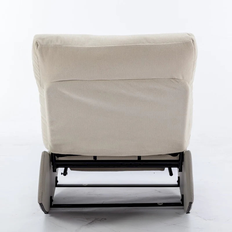 Fauteuil inclinable à bascule moderne GDFStudio avec repose-pieds