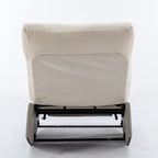 Fauteuil inclinable à bascule moderne GDFStudio avec repose-pieds