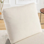 Fauteuil inclinable à bascule moderne GDFStudio avec repose-pieds