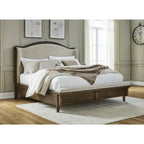Signature Design by Ashley Sturlayne Brown/Beige Upholstered Panel Bed