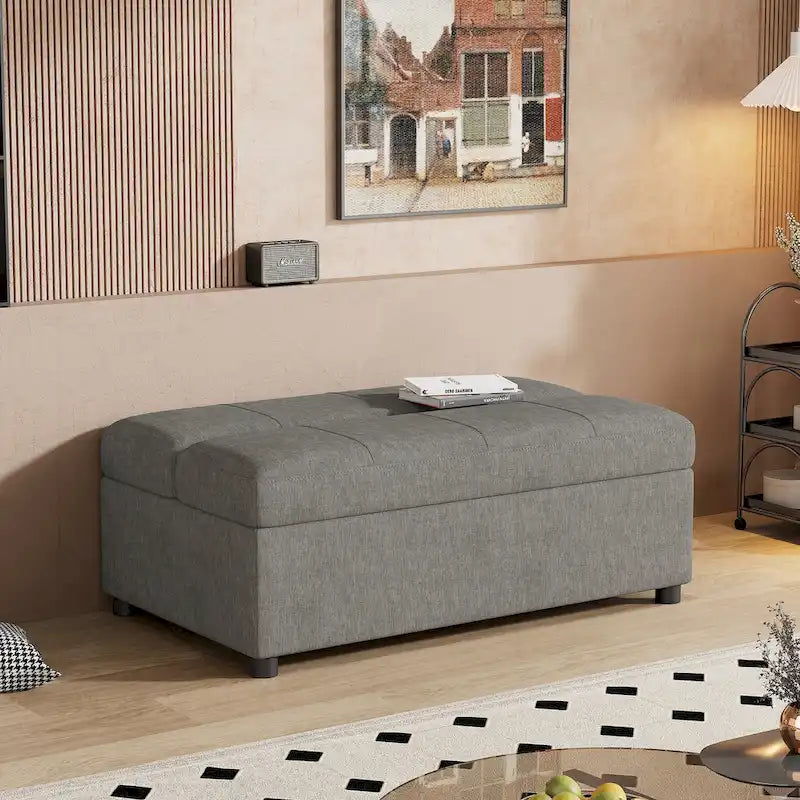 Lit-lit ottoman pliant polyvalent pour un hébergement confortable