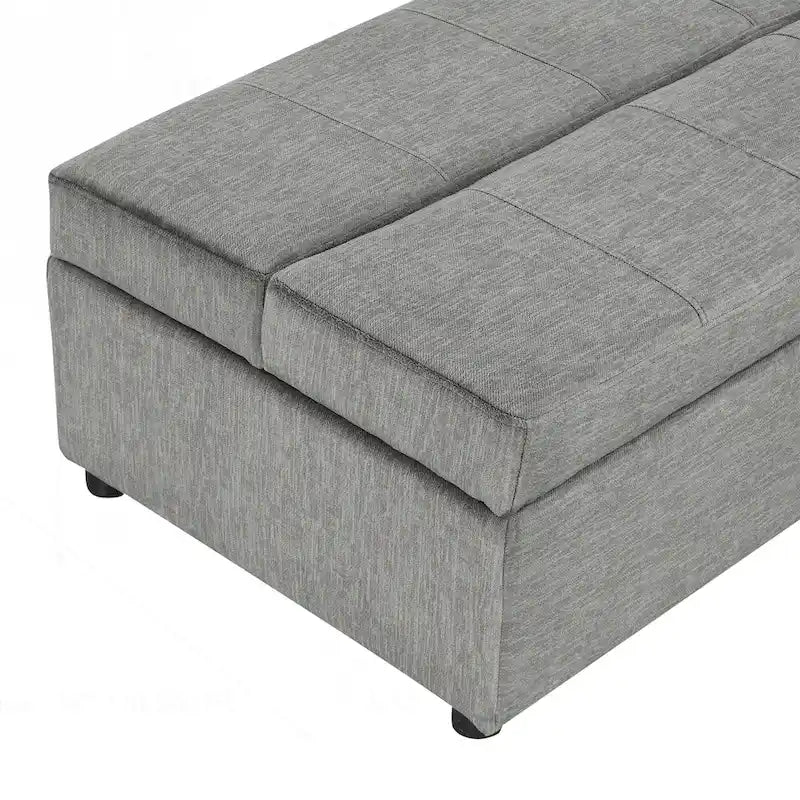 Lit-lit ottoman pliant polyvalent pour un hébergement confortable