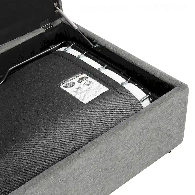 Lit-lit ottoman pliant polyvalent pour un hébergement confortable