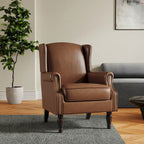 Fauteuil d'appoint rembourré à motifs pour salon