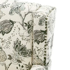 Fauteuil d'appoint rembourré à motifs pour salon