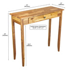 Table console à 1 tiroir en acacia massif Holly Hill de Porch &amp; Den