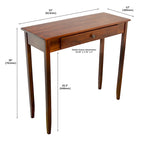 Table console à 1 tiroir en acacia massif Holly Hill de Porch &amp; Den