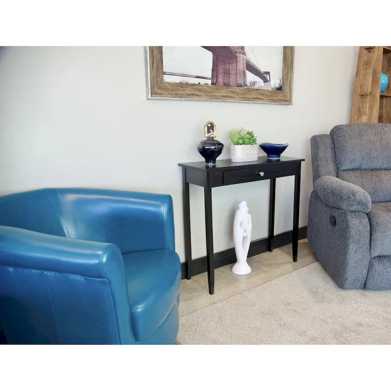 Table console à 1 tiroir en acacia massif Holly Hill de Porch &amp; Den