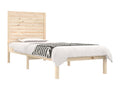 Matelas en bois massif marron, 90 x 190 cm