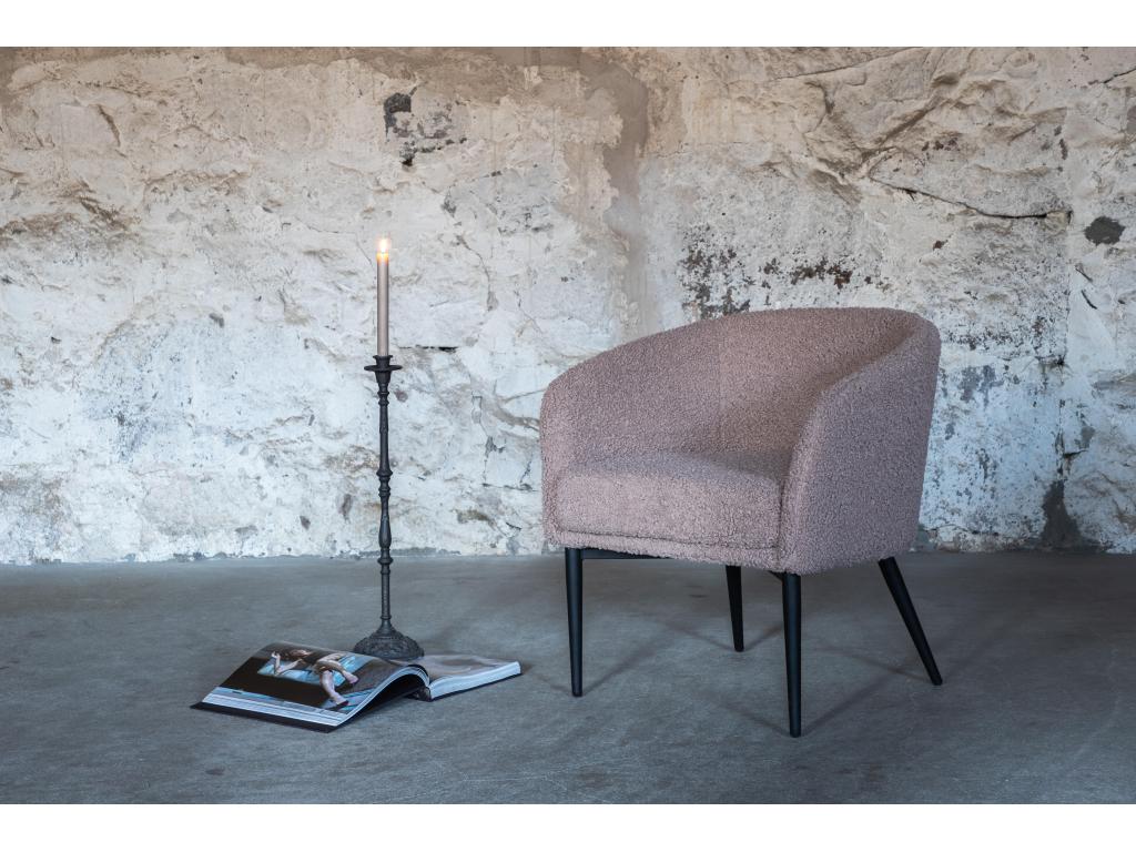 Fauteuil d'appoint marron, 66 x 64 x 71 cm