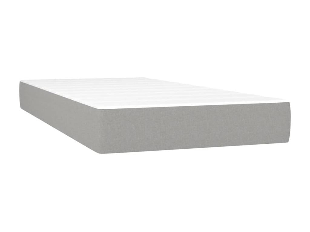 Matelas en tissu gris, 80 x 200 cm - dlz1766568522093