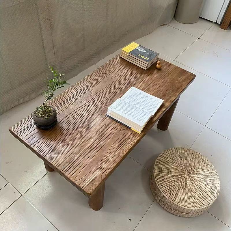 Table basse en bois massif naturel