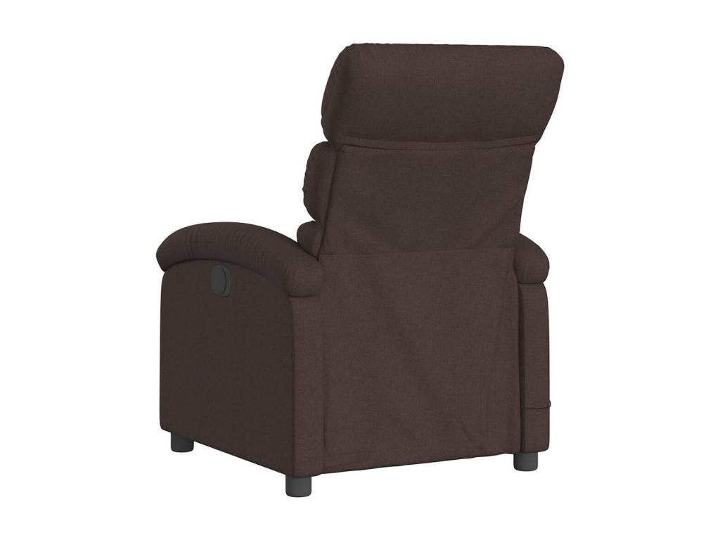 Fauteuil d'appoint en tissu marron