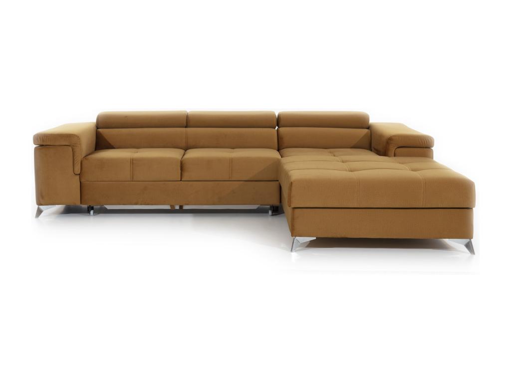 Canapé-lit en tissu