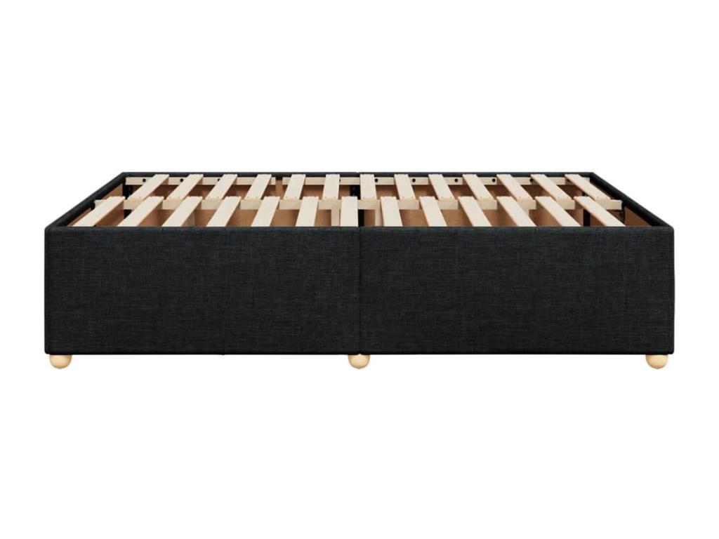 Matelas en tissu noir, 140 x 190 cm