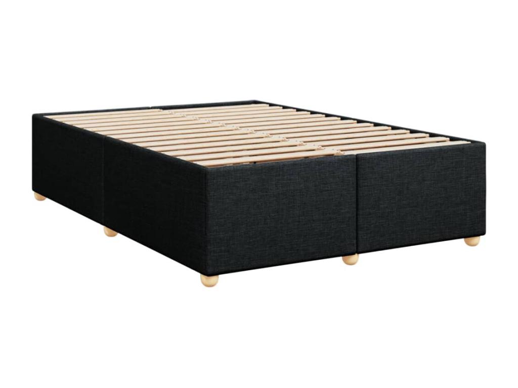 Matelas en tissu noir, 140 x 190 cm