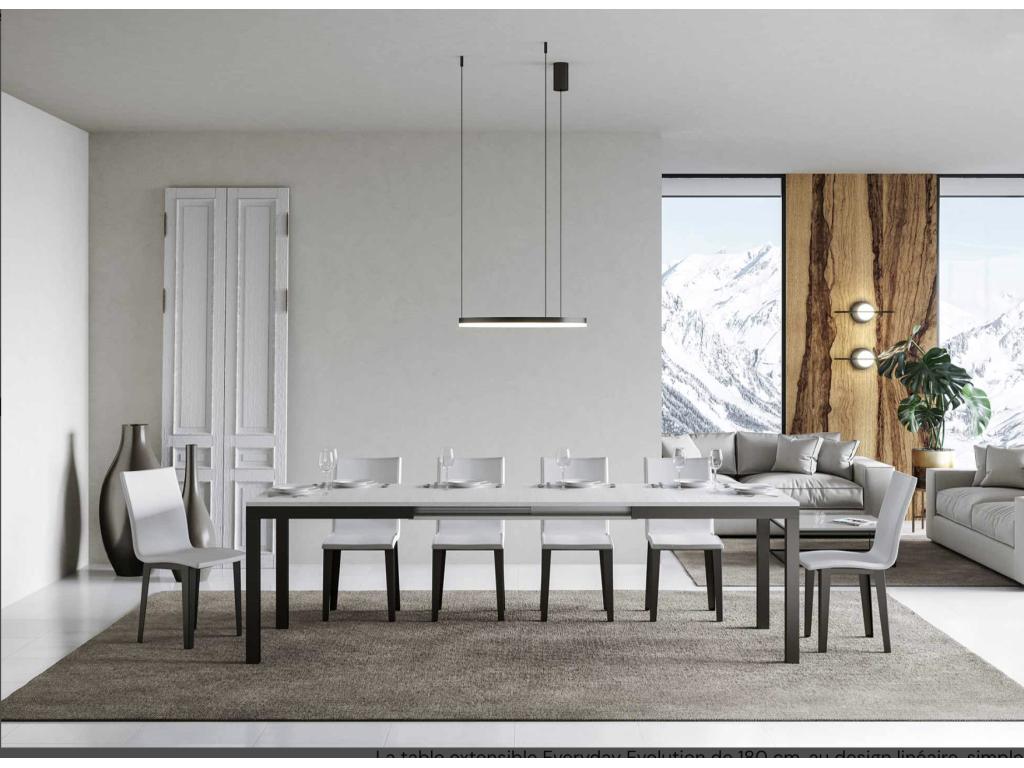 Table à manger blanche