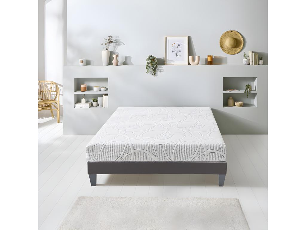 Matelas blanc, 140 x 190 cm