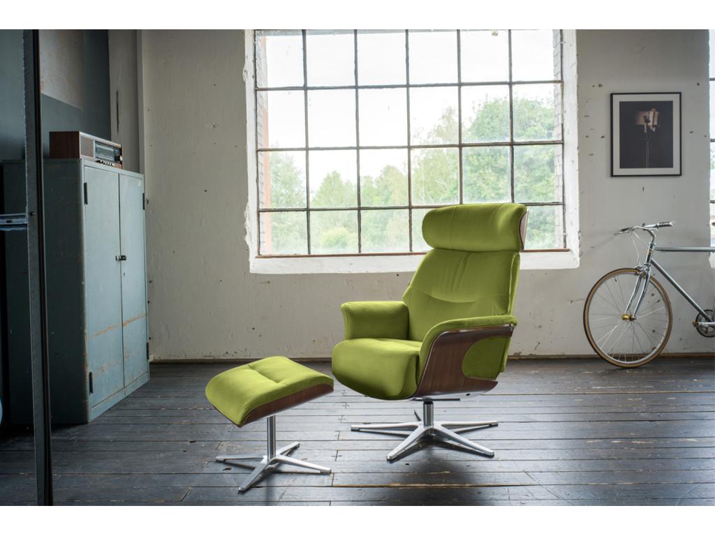 Fauteuil d'appoint en velours vert