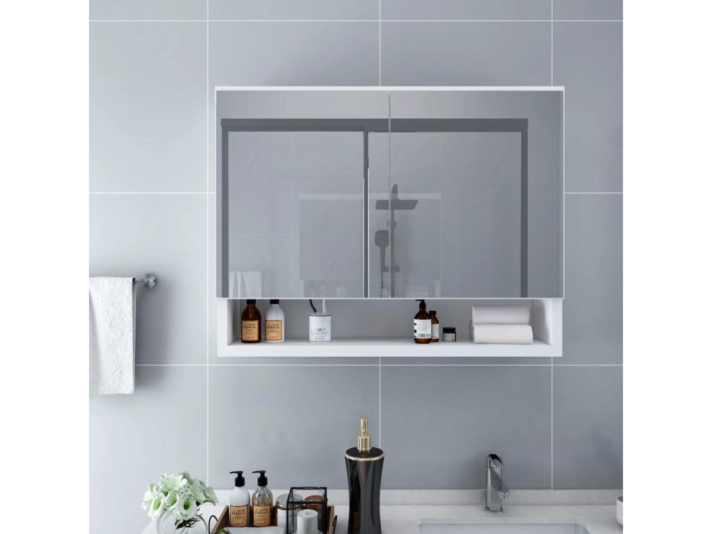 Armoire blanche, 80 x 15 x 60 cm