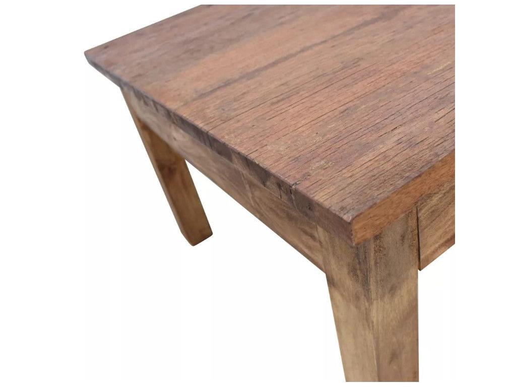 Table basse en bois massif naturel