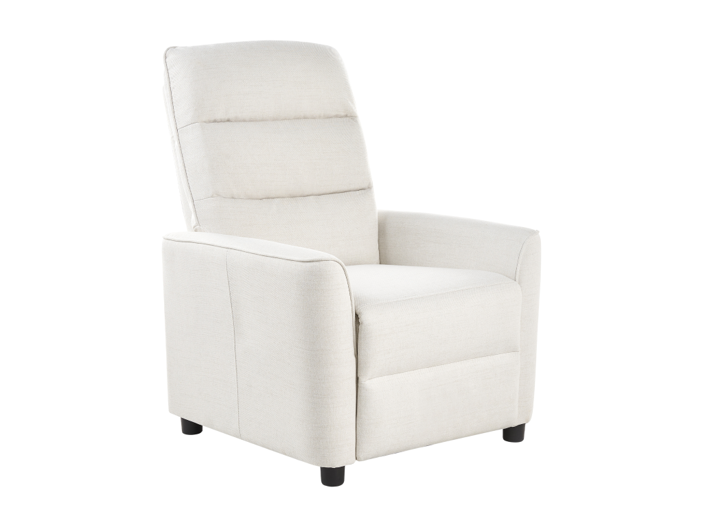 Fauteuil d'appoint en tissu blanc - dlz1766568335871