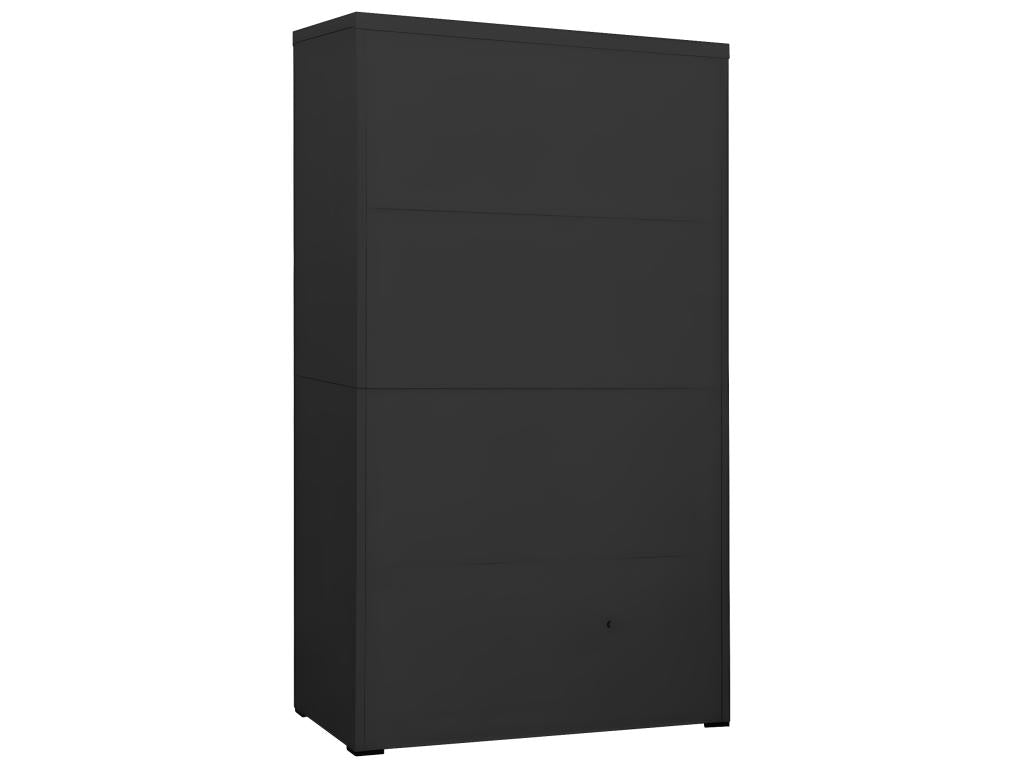 Meubles de maison anthracite, 90 x 46 x 164 cm