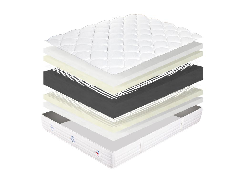 Matelas beige, 140 x 190 cm