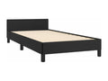 Matelas en similicuir noir, 90 x 190 cm