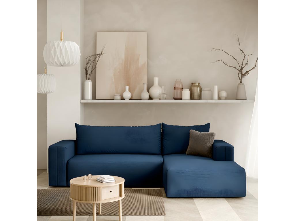Canapé-lit bleu