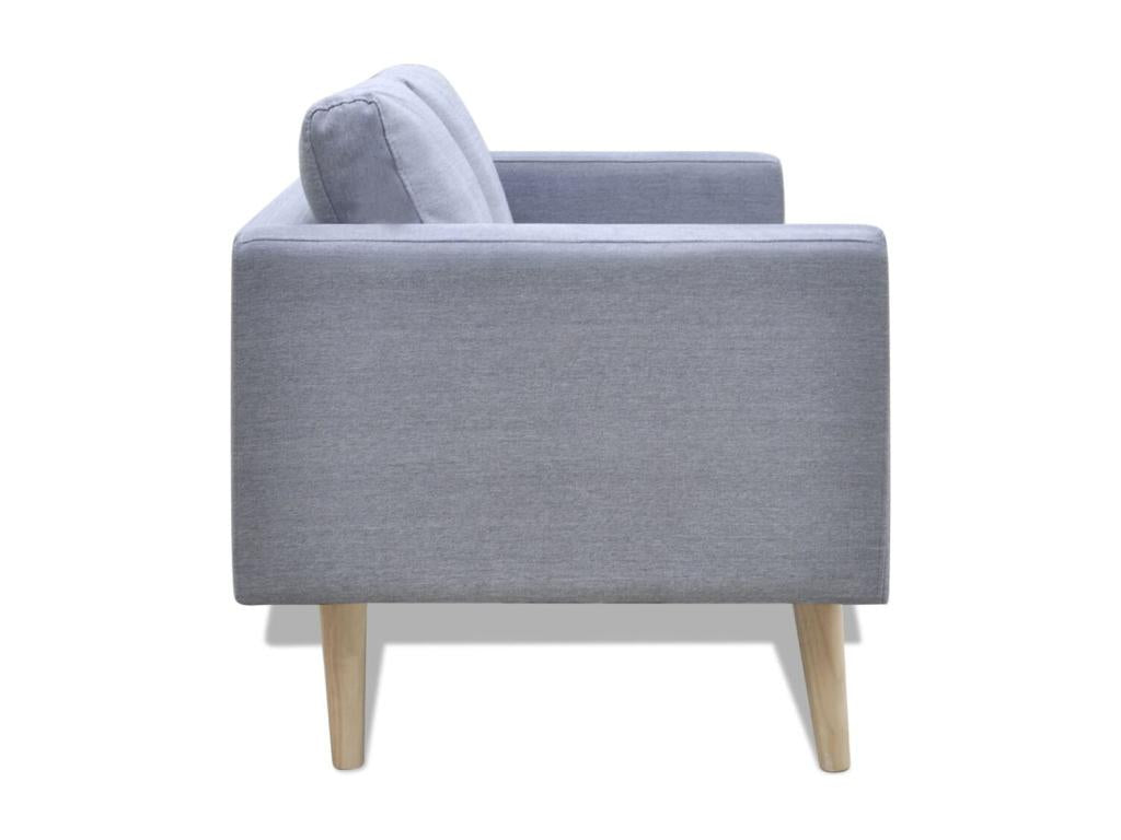 Canapé en tissu gris - dlz1766568182871