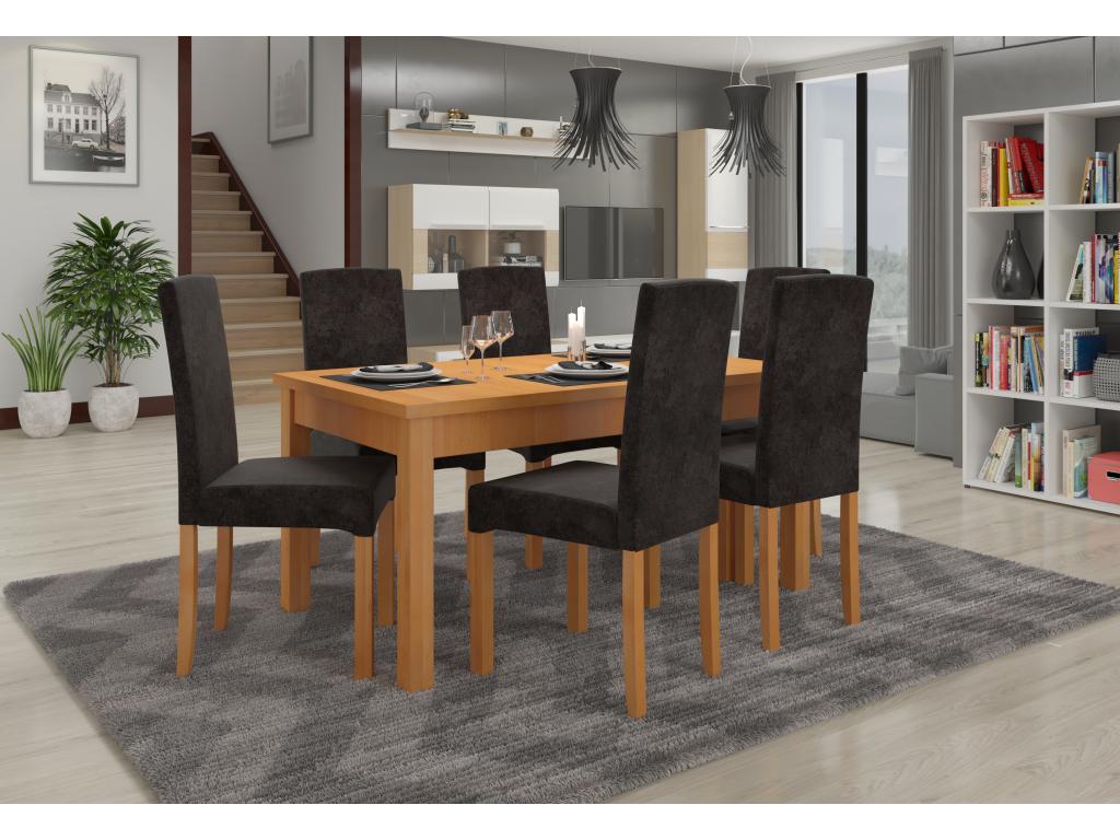 Table en tissu beige