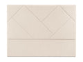 Lit en tissu beige, 180 x 8 x 120 cm