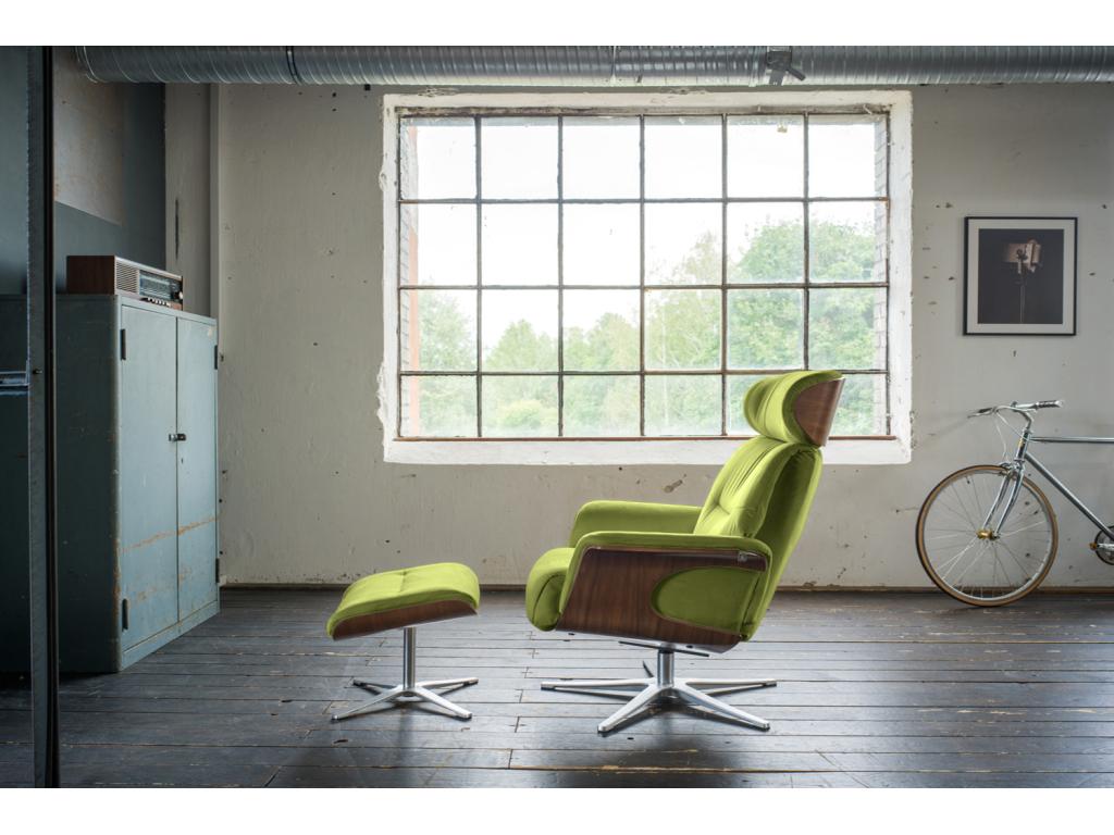 Fauteuil d'appoint en velours vert