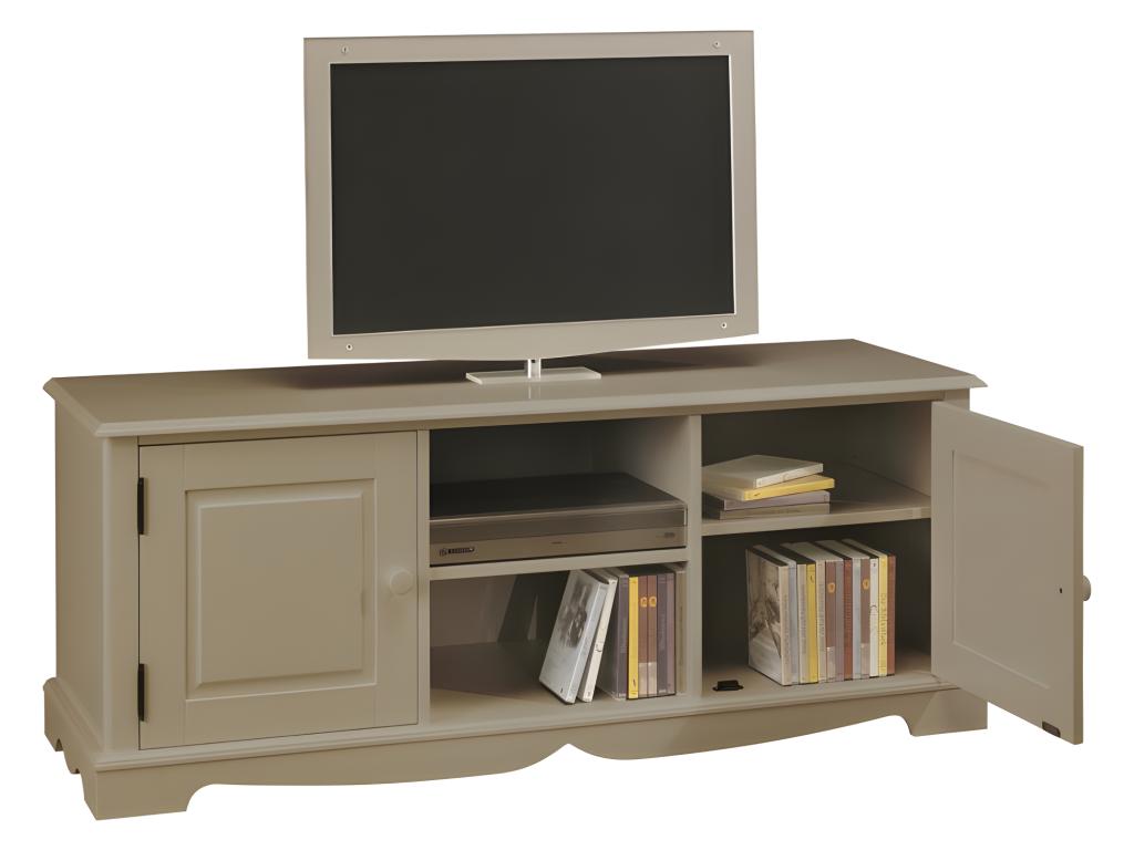 Meuble TV marron, 142,4 x 55,5 x 46 cm