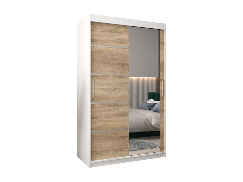 Armoire blanche, 120 x 62 x 200 cm