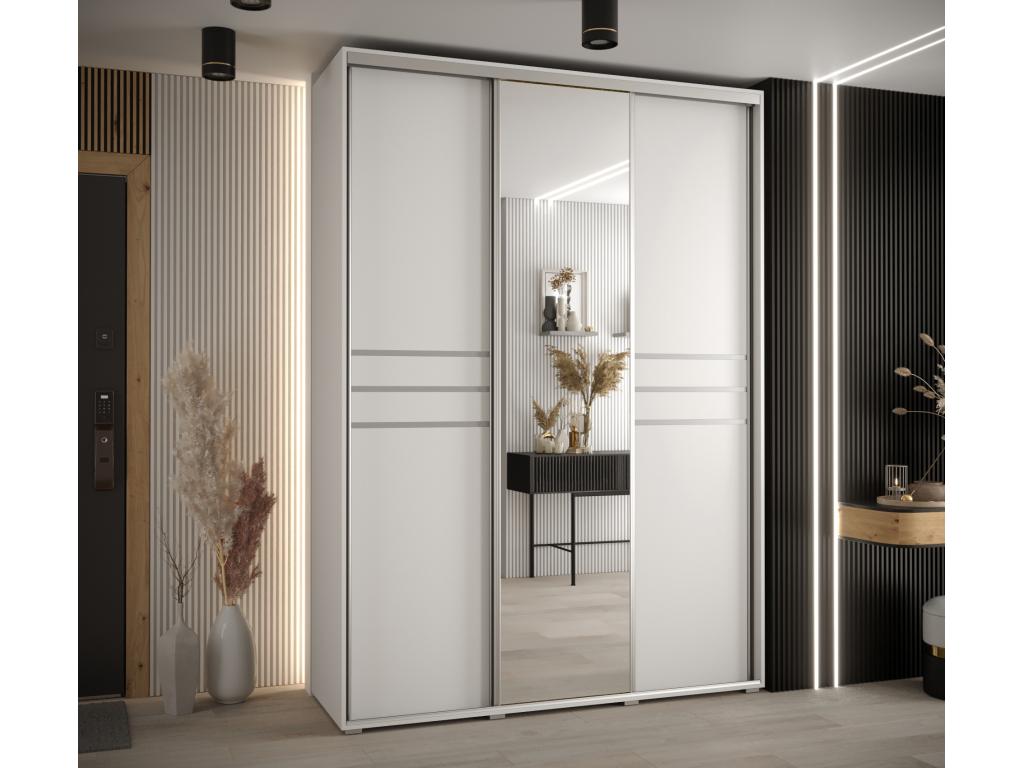 Armoire blanche, 170 x 45 x 235,2 cm