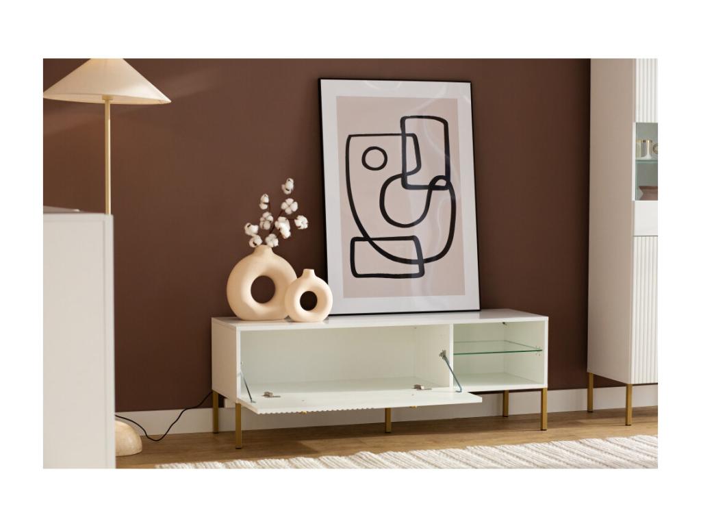 Meuble TV blanc
