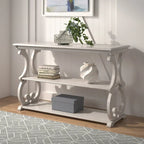 Eldoria Wood Scroll Sofa Table